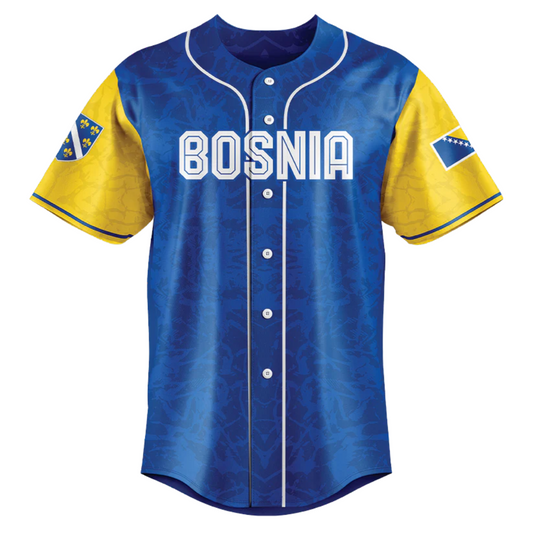 Bosnia V2 Baseball Jersey