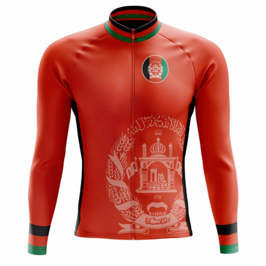 Afghanistan Long Sleeve Cycling Jersey