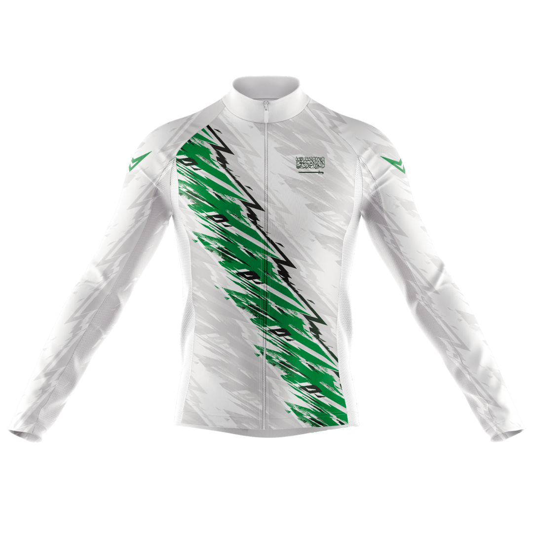 Saudi Arabia "Sarab" Long Sleeve Cycling Jersey