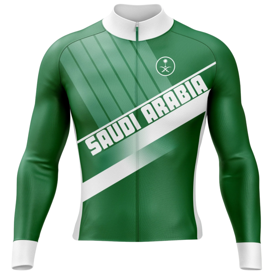 Saudi Arabia "Najd" Long Sleeve Cycling Jersey