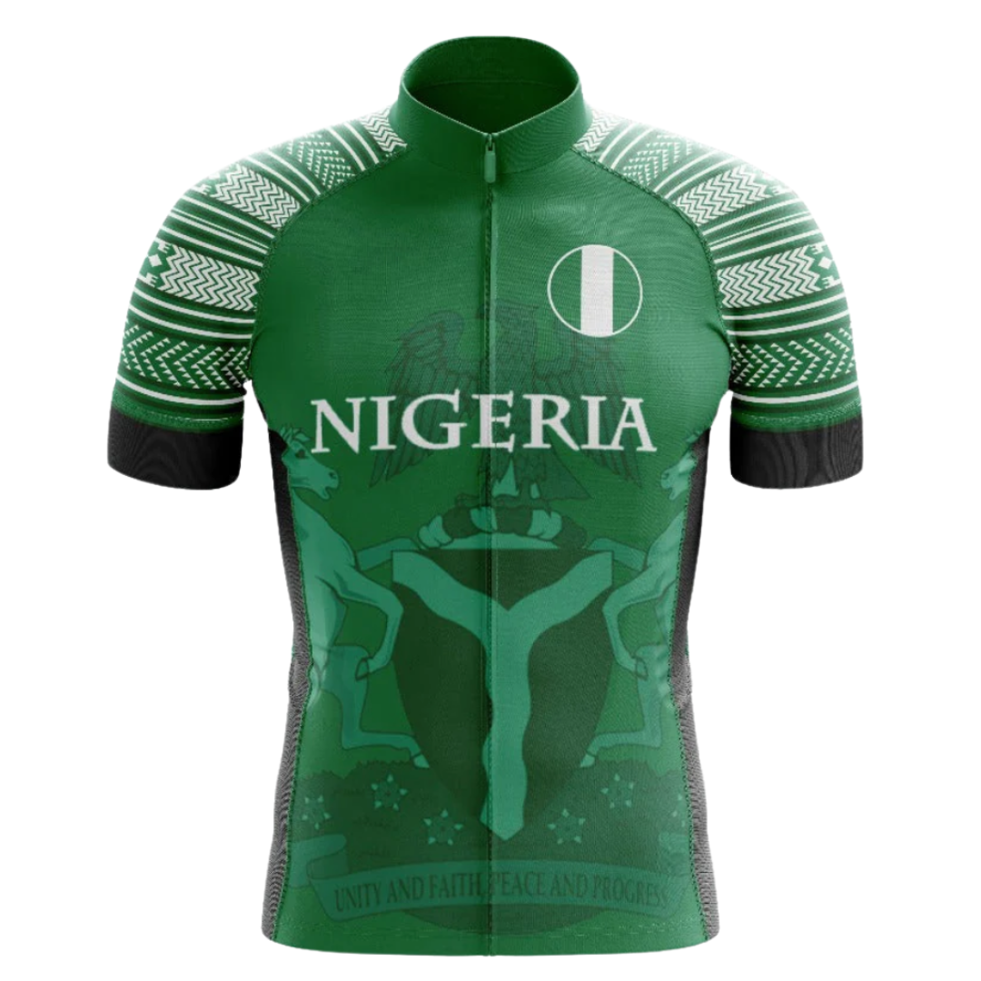 Nigeria V5 Short Sleeve Cycling Jersey