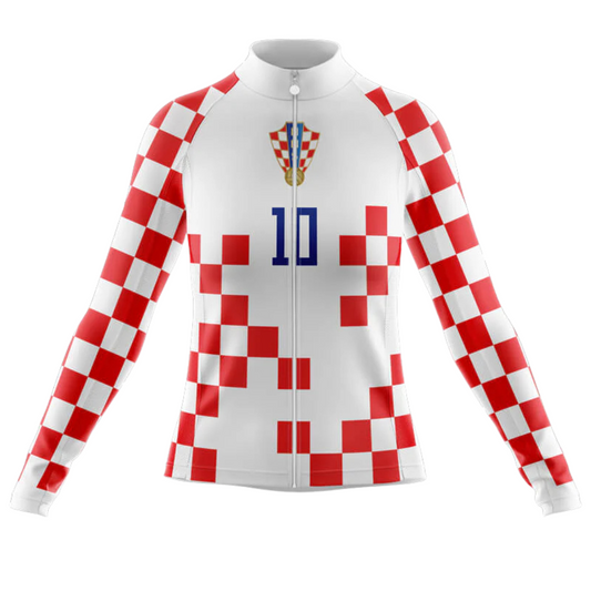 Croatia National women's Long Sleeve Cycling Jersey