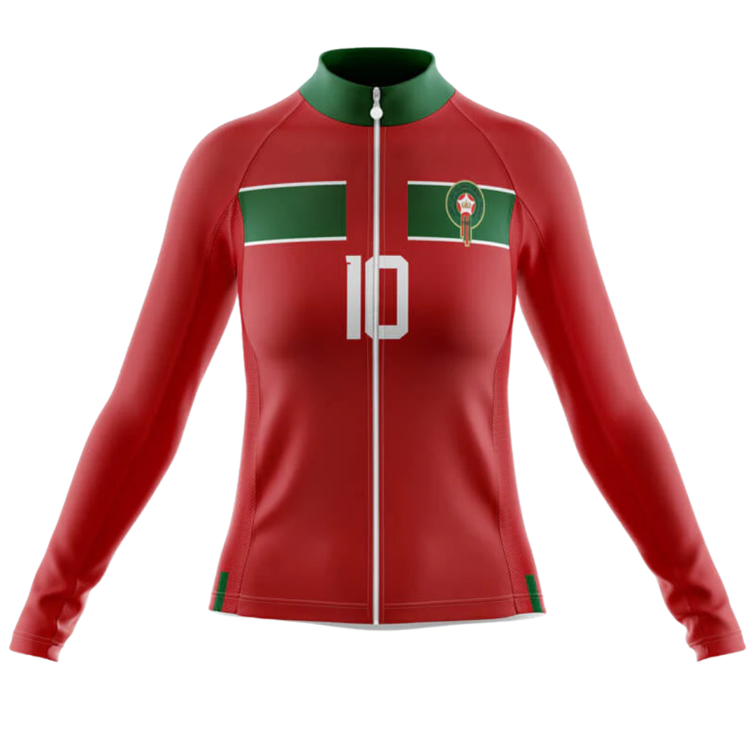 Morocco National Women's Long Sleeve Cycling Jersey