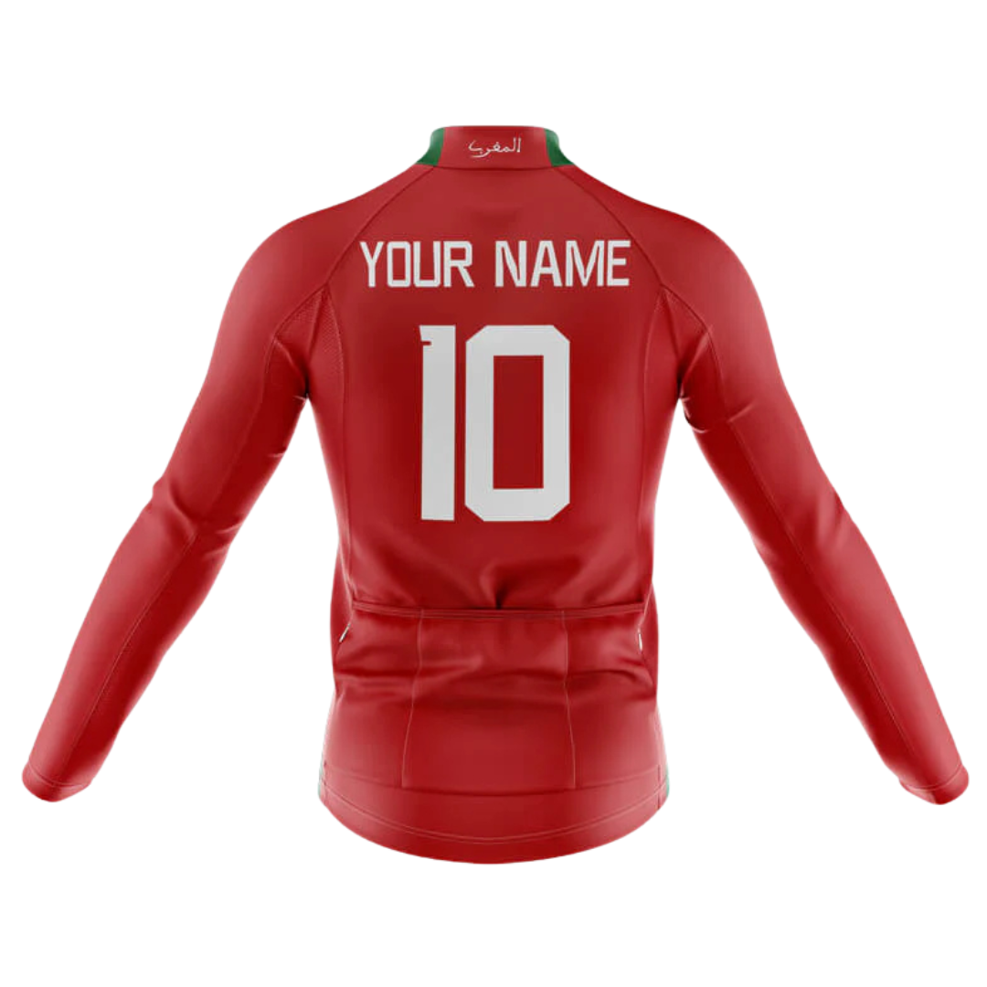 Morocco National Long Sleeve Cycling Jersey