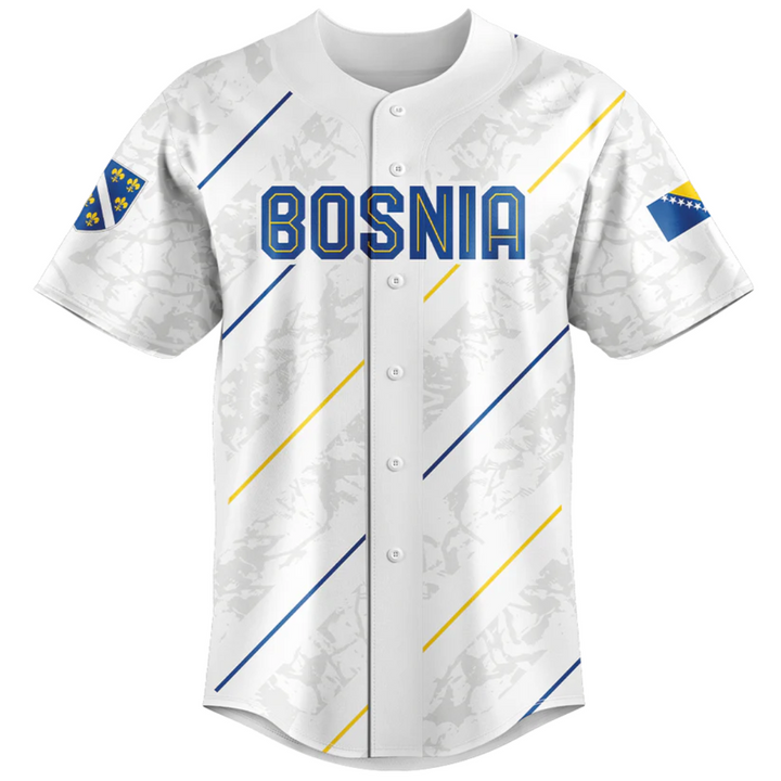 Bosnia V1 Baseball Jersey