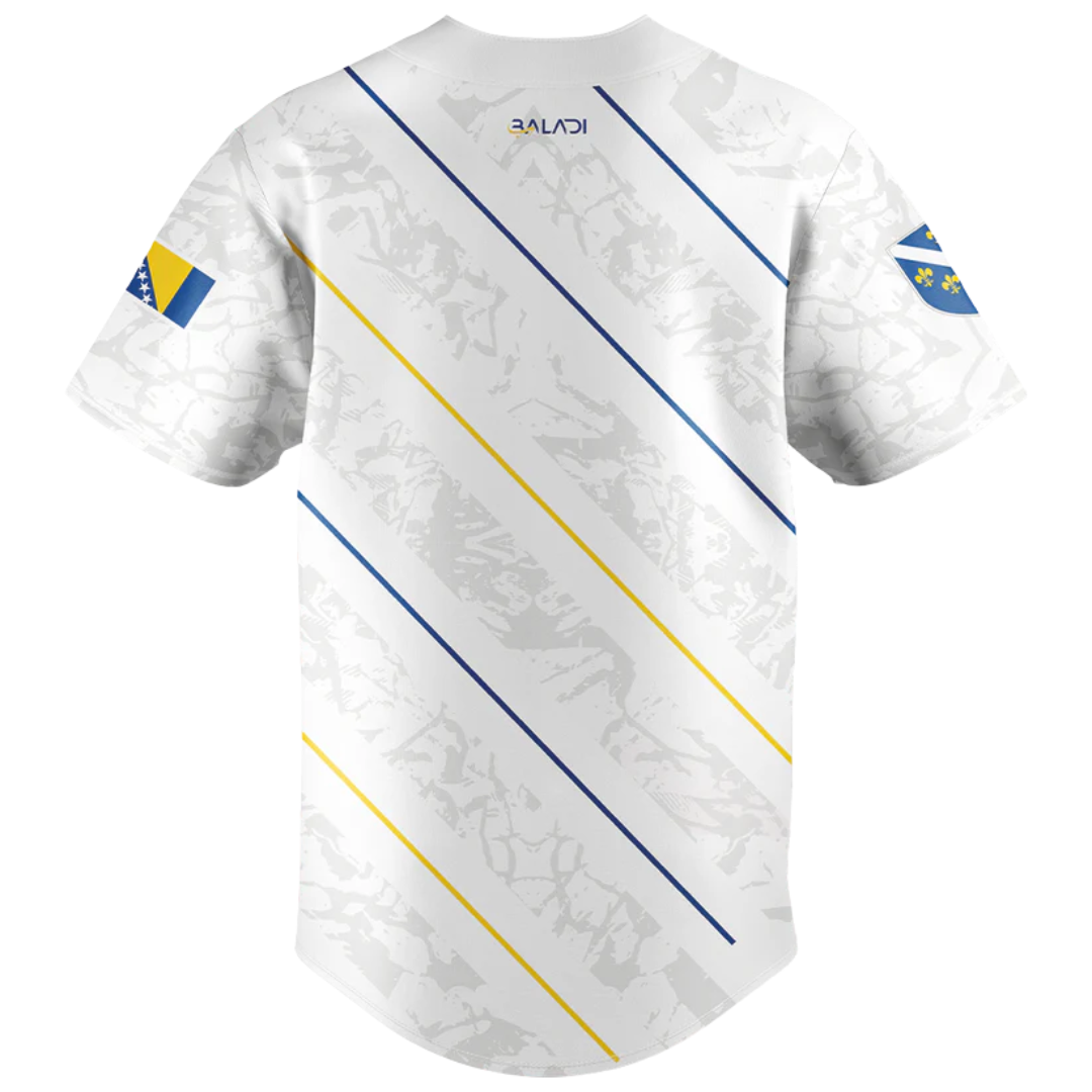 Bosnia V1 Baseball Jersey