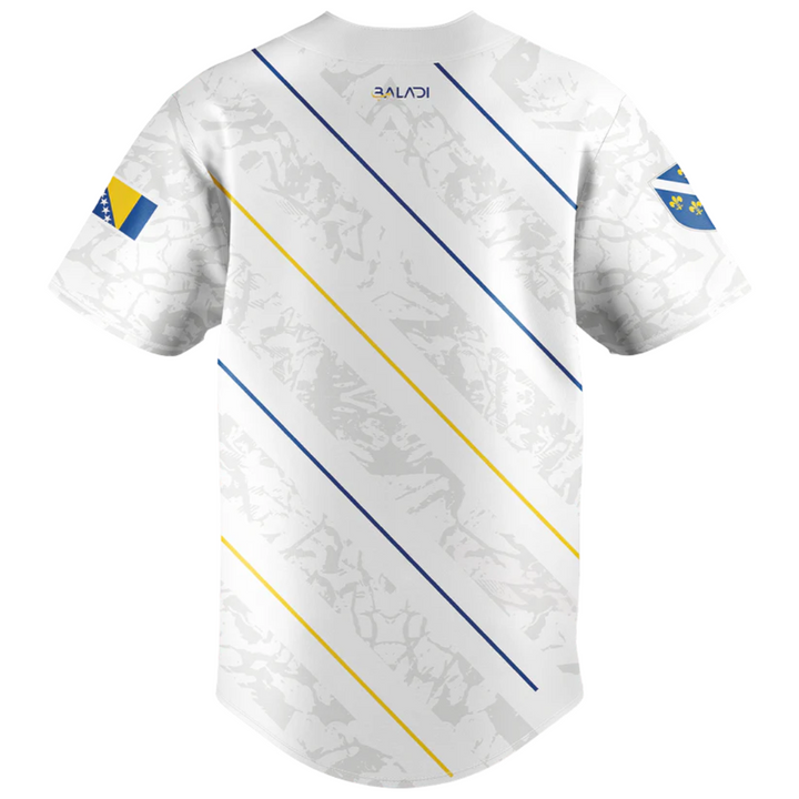Bosnia V1 Baseball Jersey