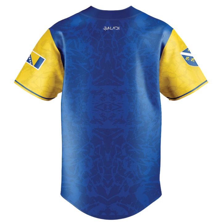Bosnia V2 Baseball Jersey