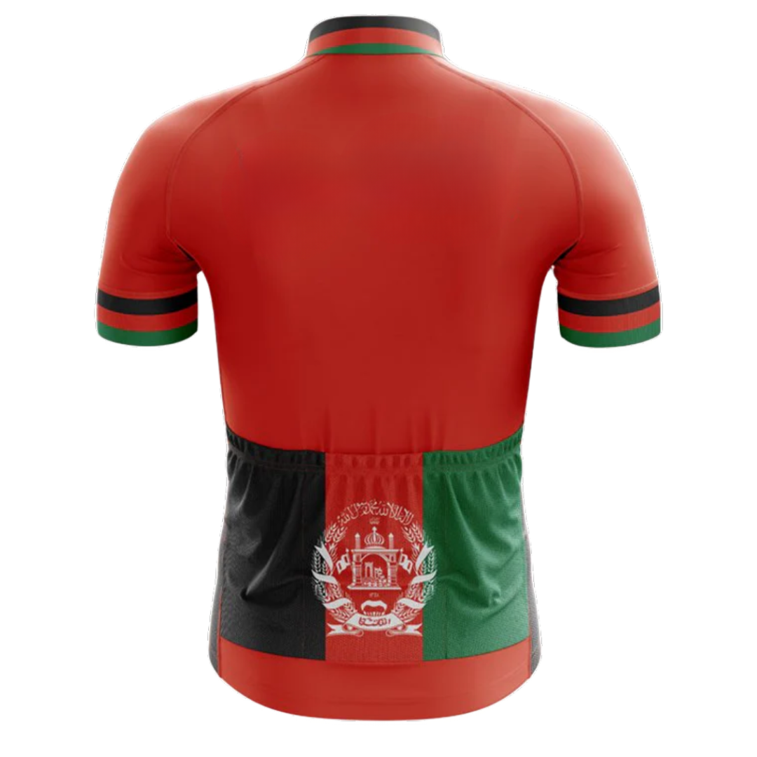 Afghanistan Short Sleeve Cycling Jersey