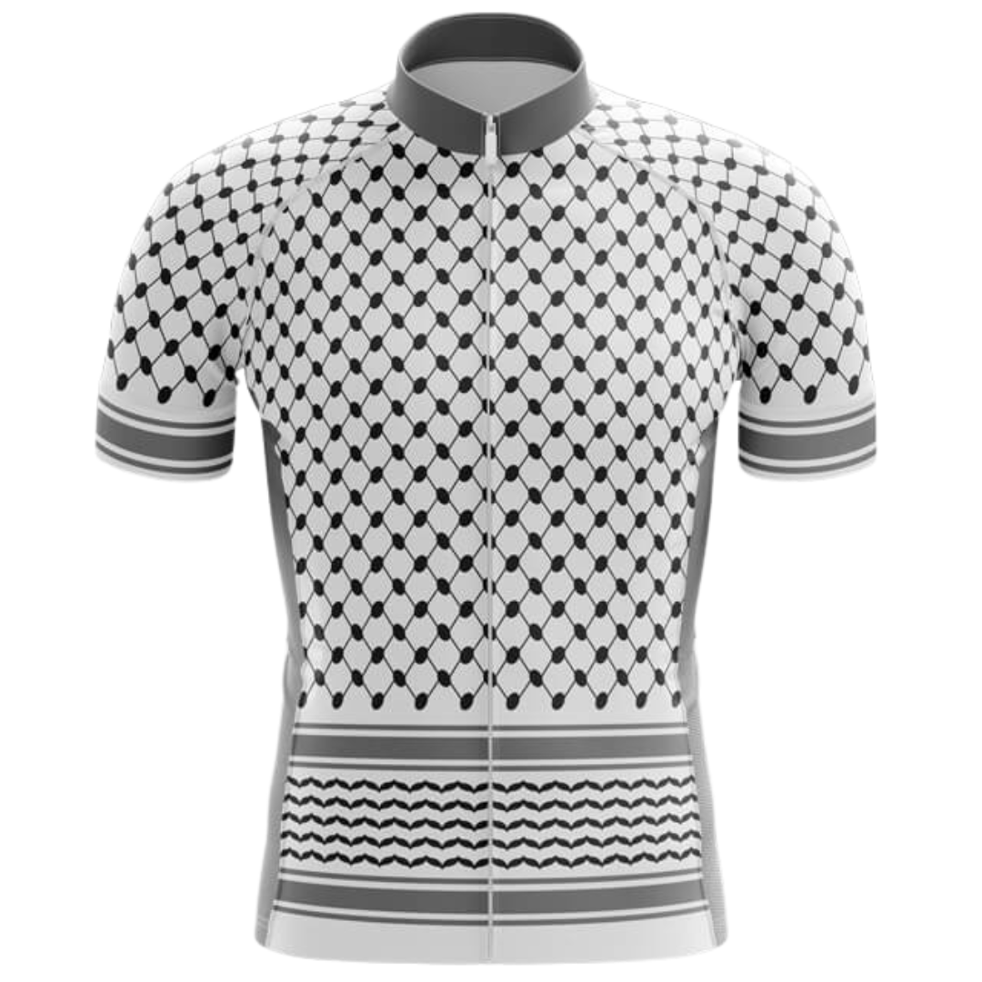 Palestine "Blanc" Short Sleeve Cycling Jersey