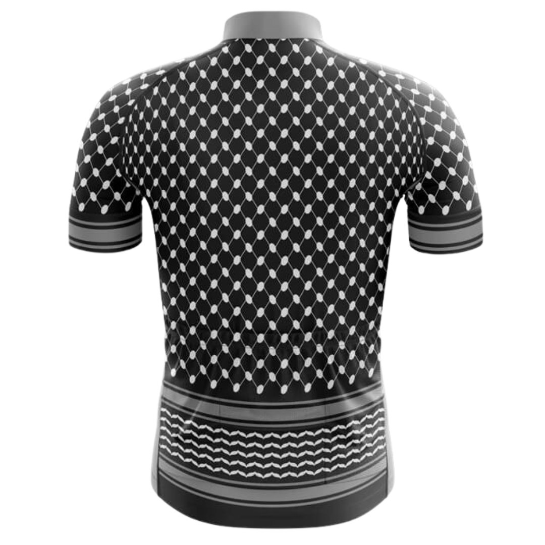 Palestine "Noir" Short Sleeve Cycling Jersey