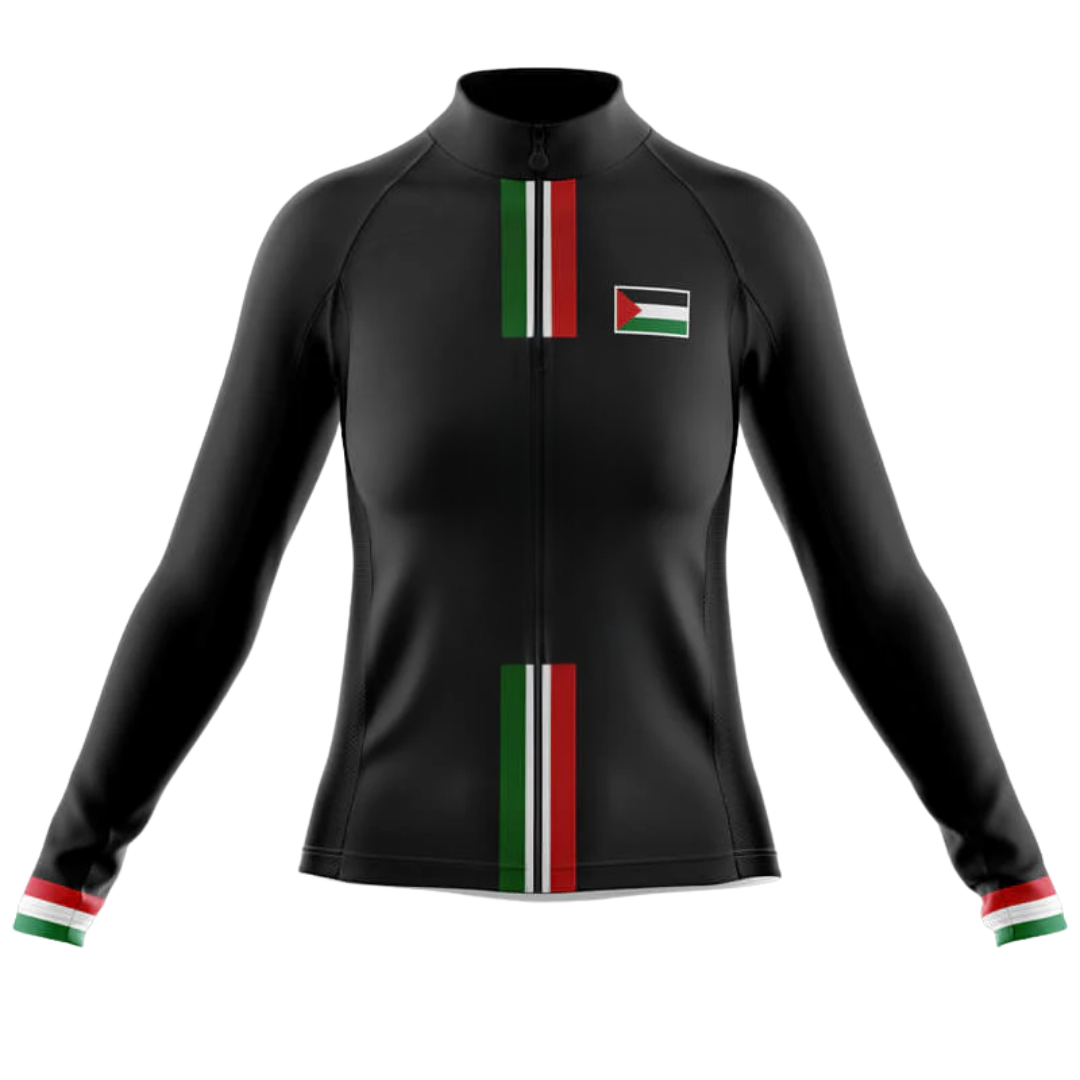 Palestine "Basemah" Women's Long Sleeve Cycling Jersey