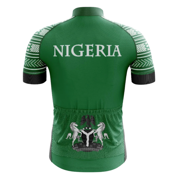 Nigeria V5 Short Sleeve Cycling Jersey