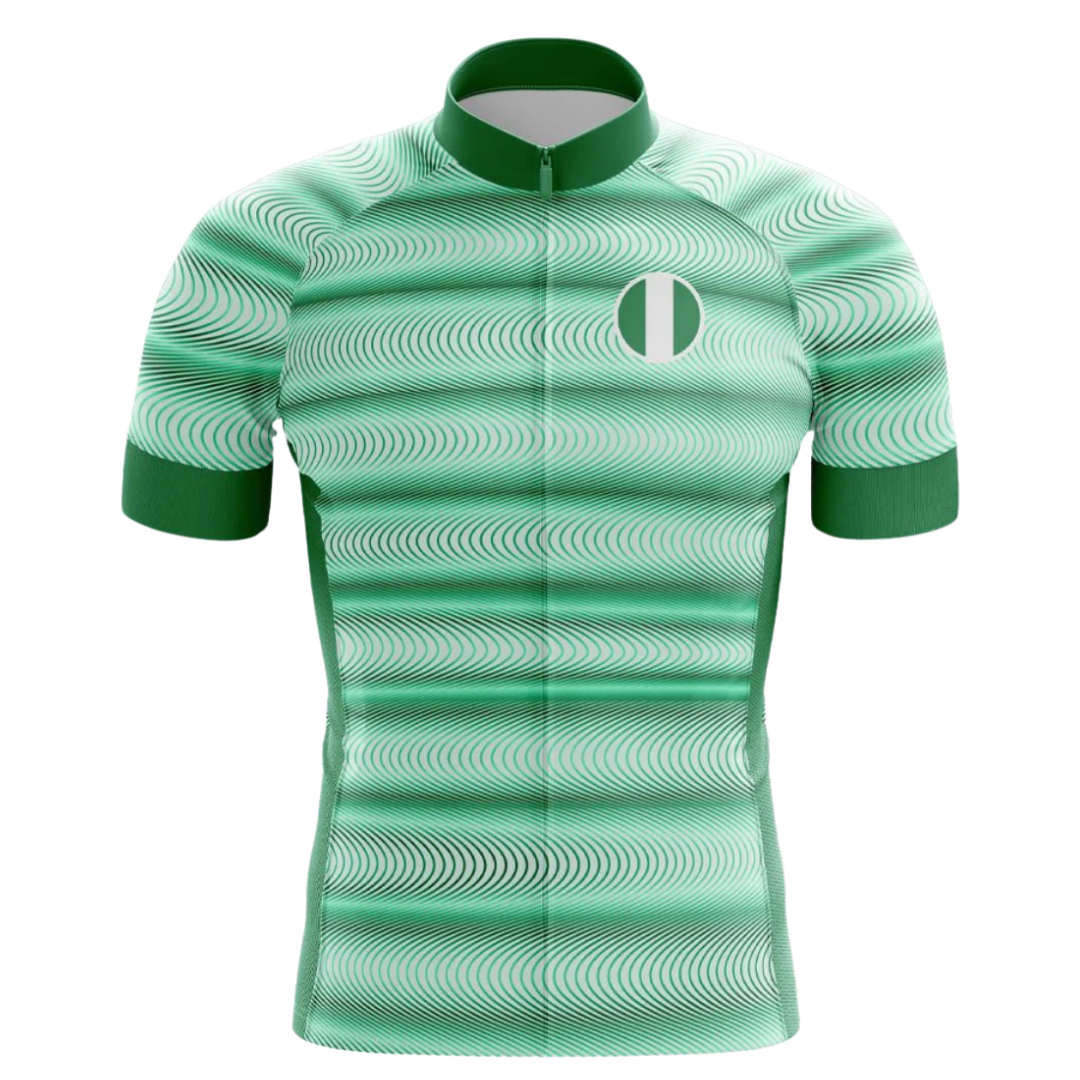 Nigeria V4 Short Sleeve Cycling Jersey