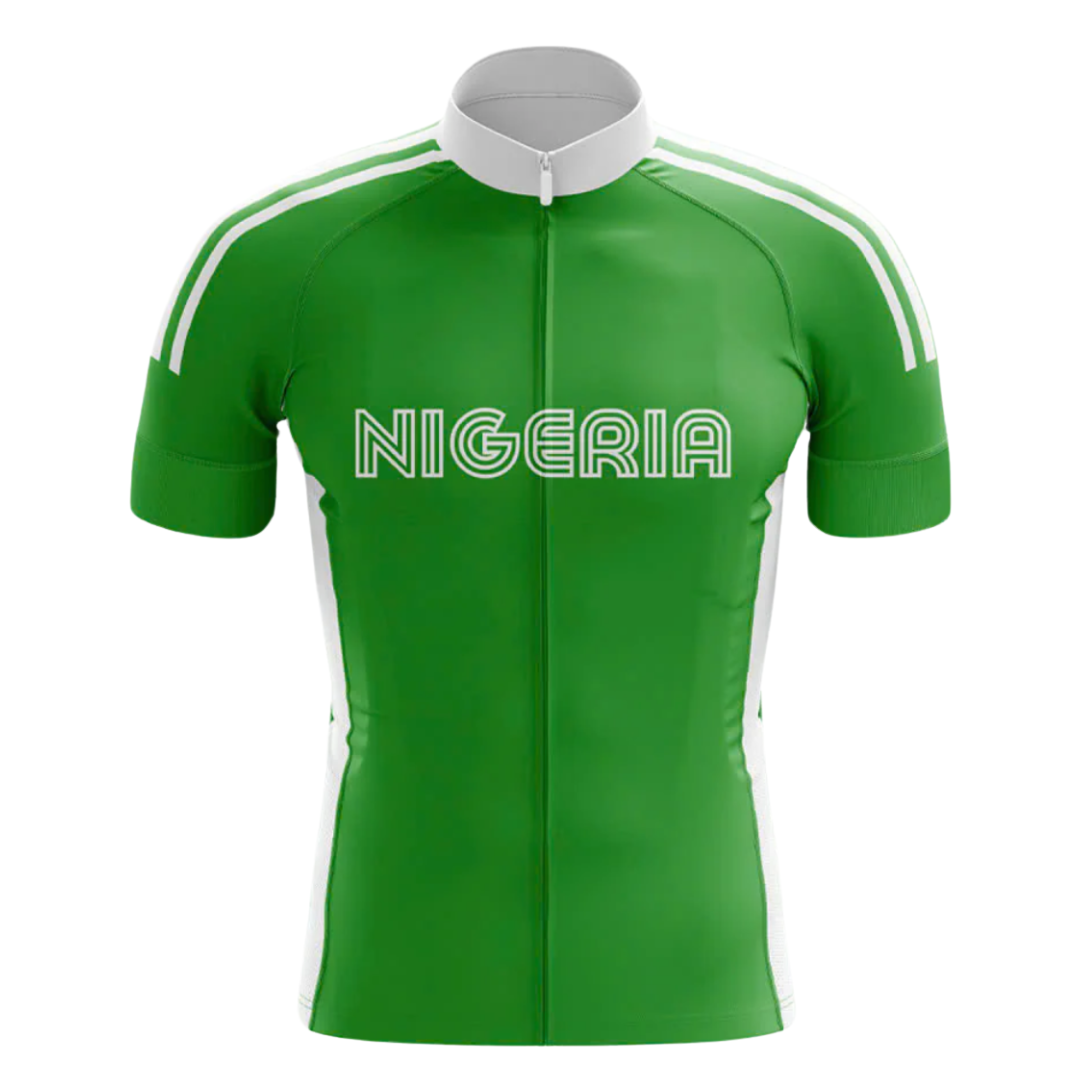 Nigeria V3 Short Sleeve Cycling Jersey