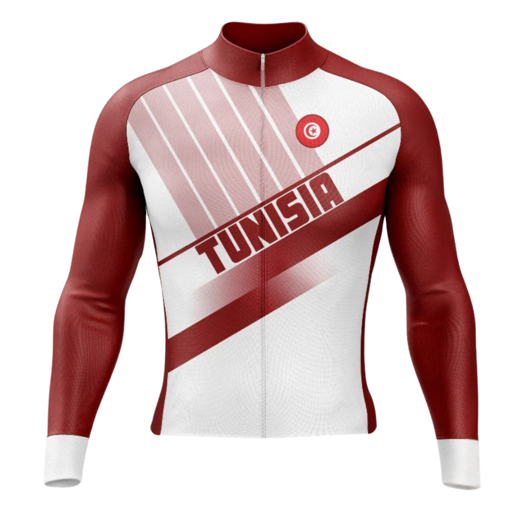 Tunisia V1 Long Sleeve Cycling Jersey