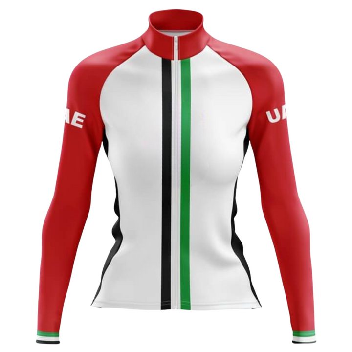 UAE V1 Women's Long Sleeve Cycling Jersey