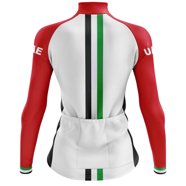 UAE V1 Women's Long Sleeve Cycling Jersey
