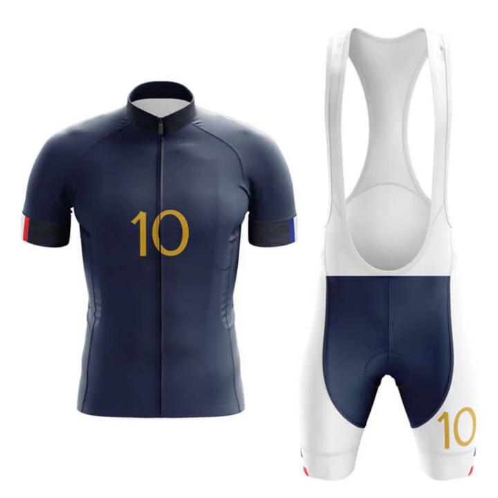 France National Short Sleeve Cycling Set