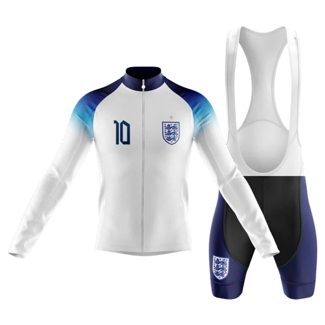 England National Long Sleeve Cycling Set