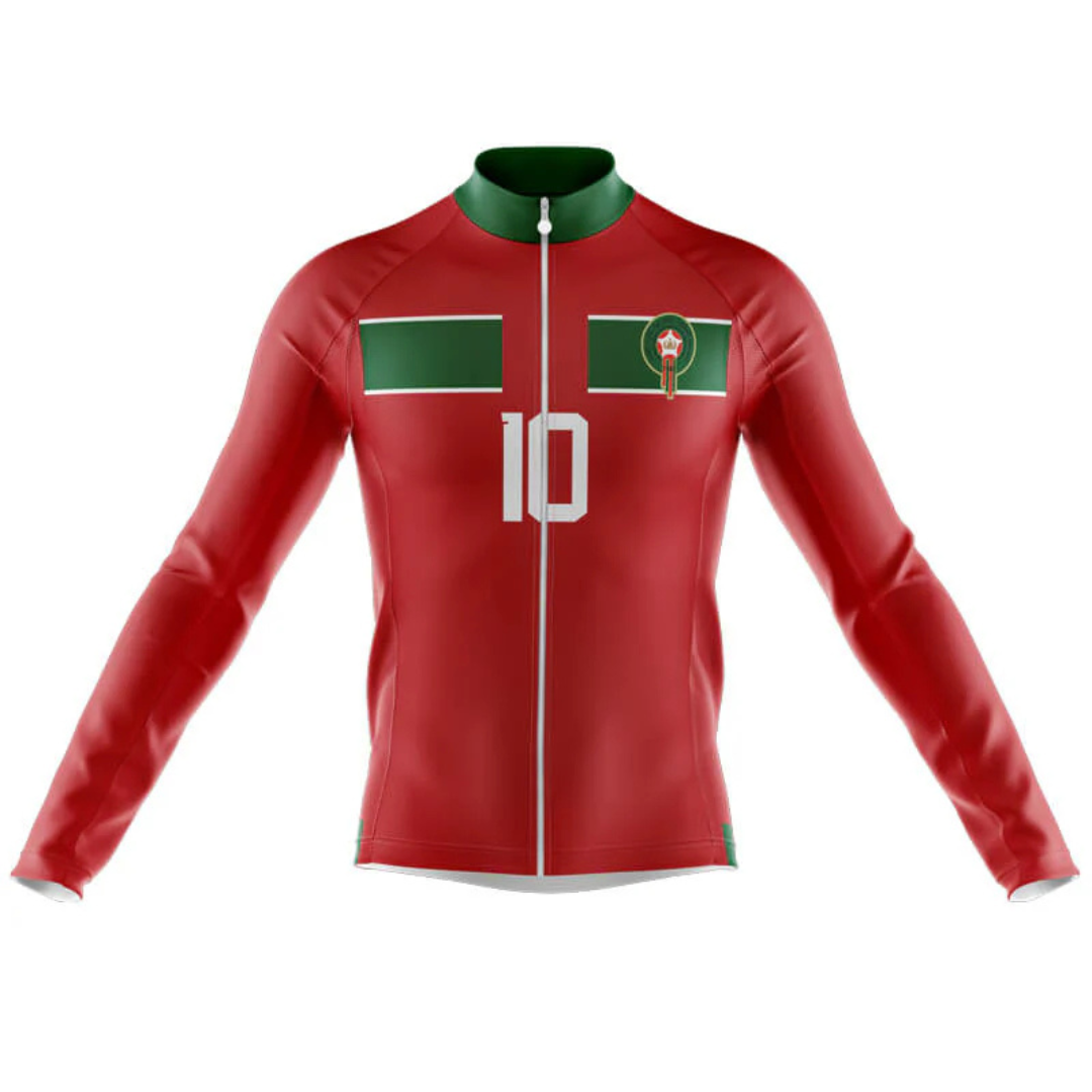 Morocco National Long Sleeve Cycling Jersey