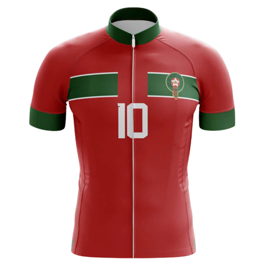 Morocco National Short Sleeve Cycling Jersey