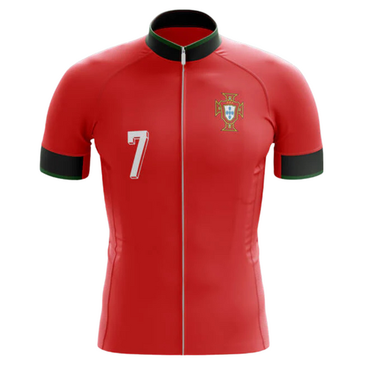 Portugal National Short Sleeve Cycling Jersey