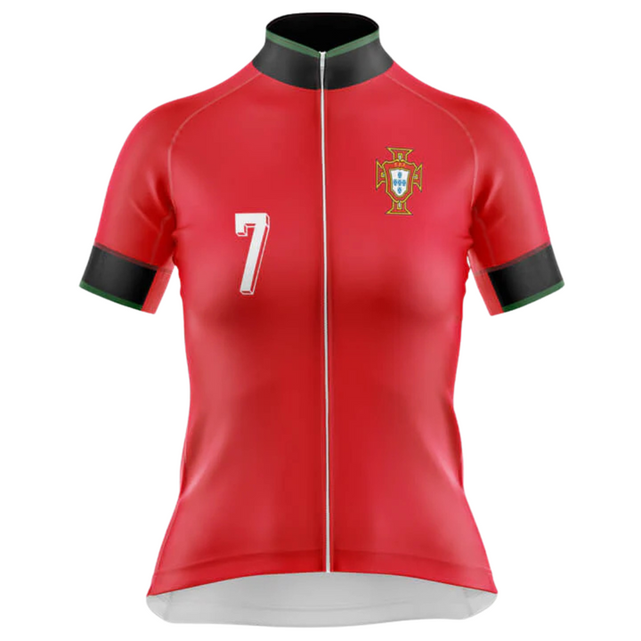 Portugal National Women's Short Sleeve Cycling Jersey
