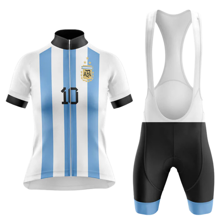Argentina National Women's Short Sleeve Cycling Set