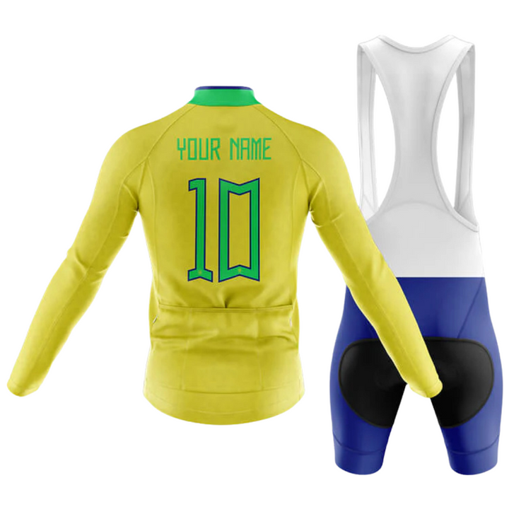 Brazil National Long Sleeve Cycling Set