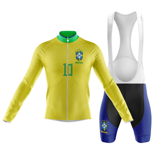 Brazil National Long Sleeve Cycling Set