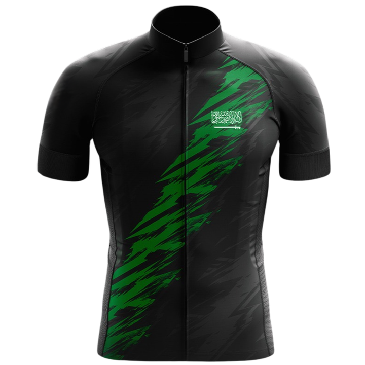 Saudi Arabia "Rakan" V1 Short Sleeve Cycling Jersey