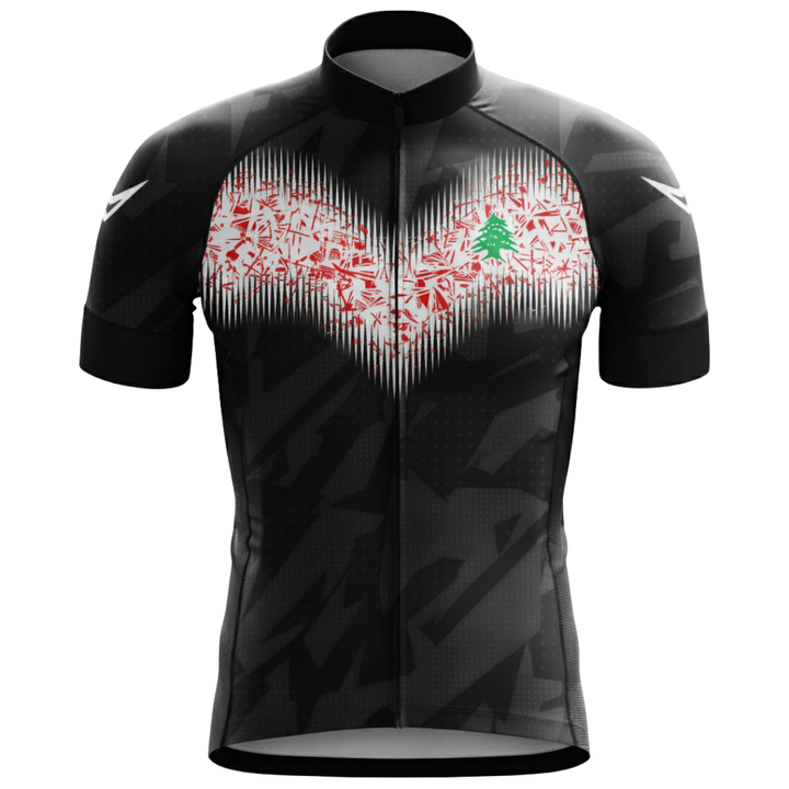 Lebanon "Byblos" V2 Short Sleeve Cycling Jersey
