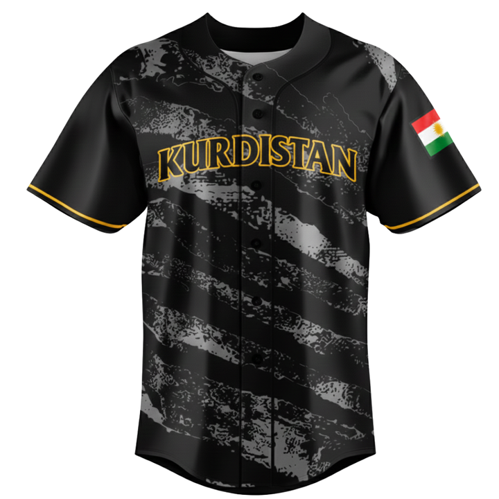 Kurdistan "Kurdên" V2 Baseball Jersey