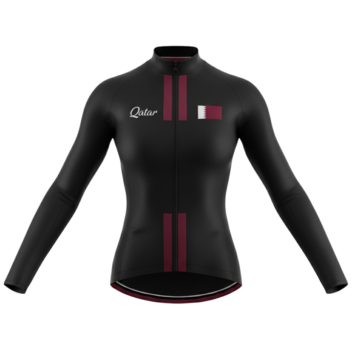 Qatar "Dana" V2 Women's Long Sleeve Cycling Jersey