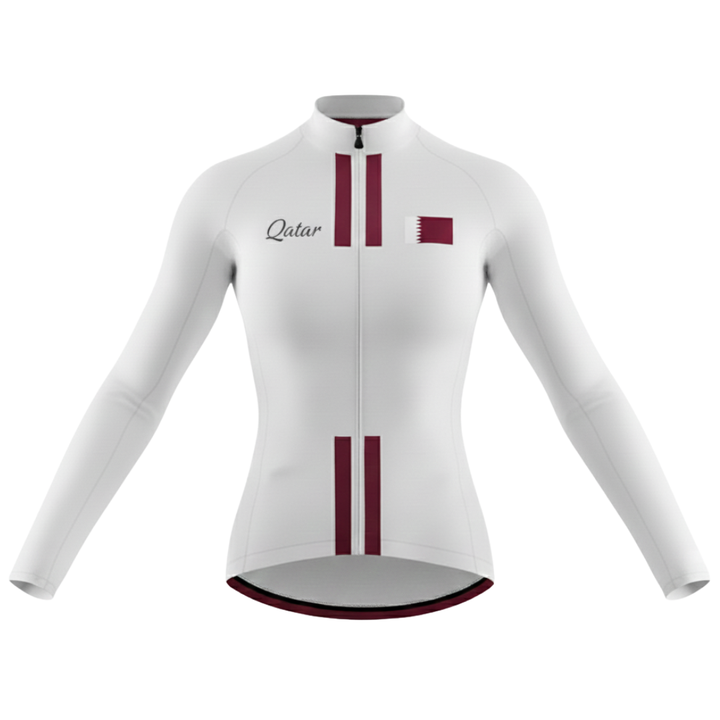 Qatar "Dana" V1 Women's Long Sleeve Cycling Jersey