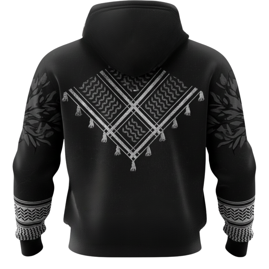 Palestine "Sumud" Black Edition Hoodie