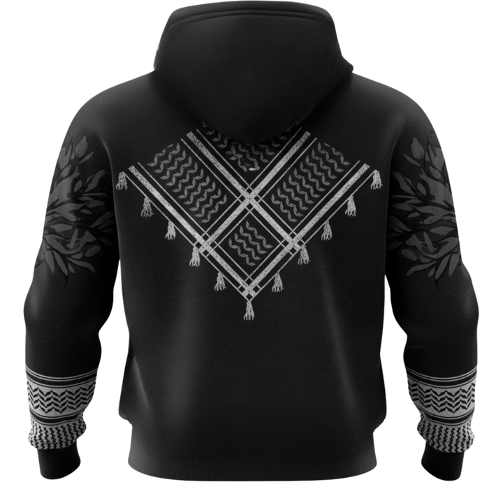 Palestine "Sumud" Black Edition Hoodie