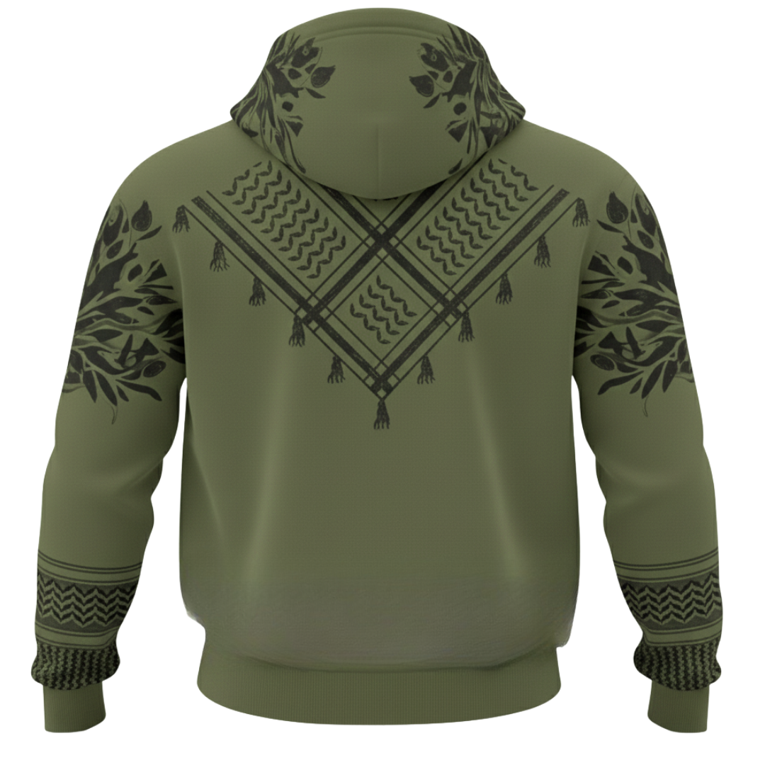 Palestine "Sumud" Olive Edition Hoodie