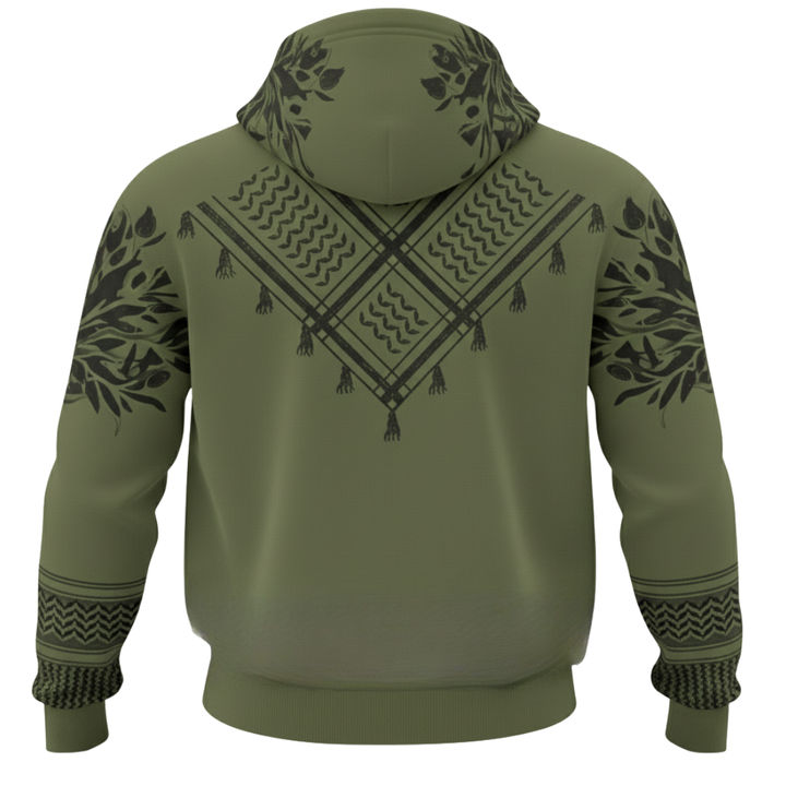 Palestine "Sumud" Olive Edition Hoodie