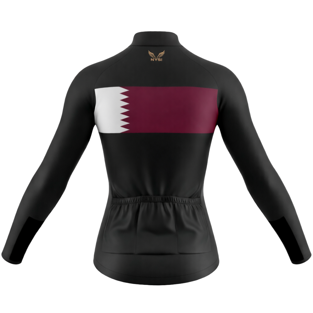 Qatar "Dana" V2 Women's Long Sleeve Cycling Jersey