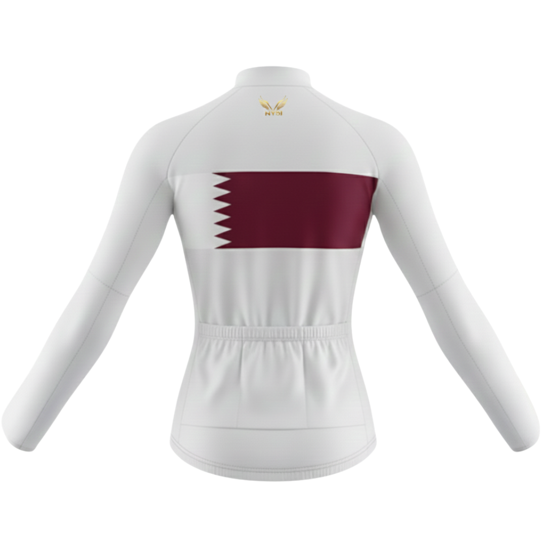 Qatar "Dana" V1 Women's Long Sleeve Cycling Jersey
