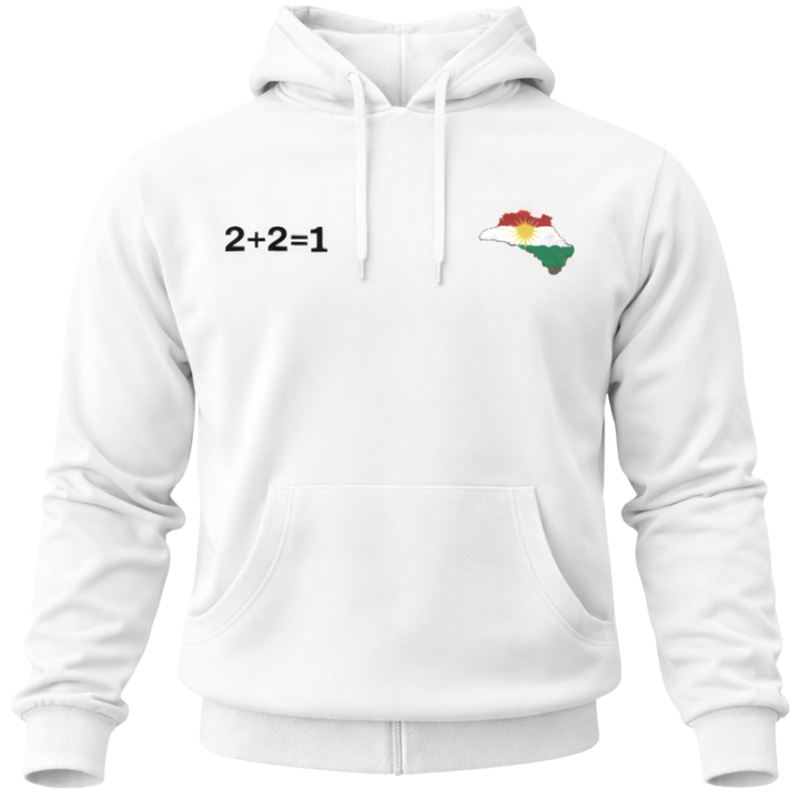 Kurdistan "Yek" Hoodie — White Edition