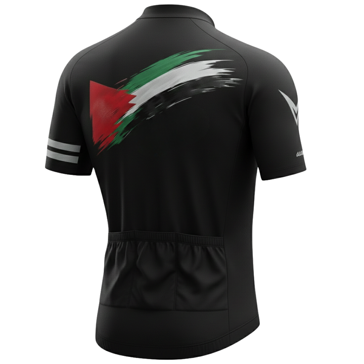 UAE "Strike" Short Sleeve Cycling Jersey – Black Edition