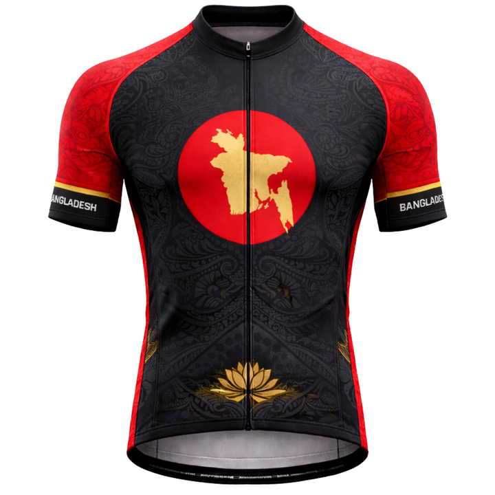 Bangladesh "Midnight" Short Sleeve Cycling Jersey
