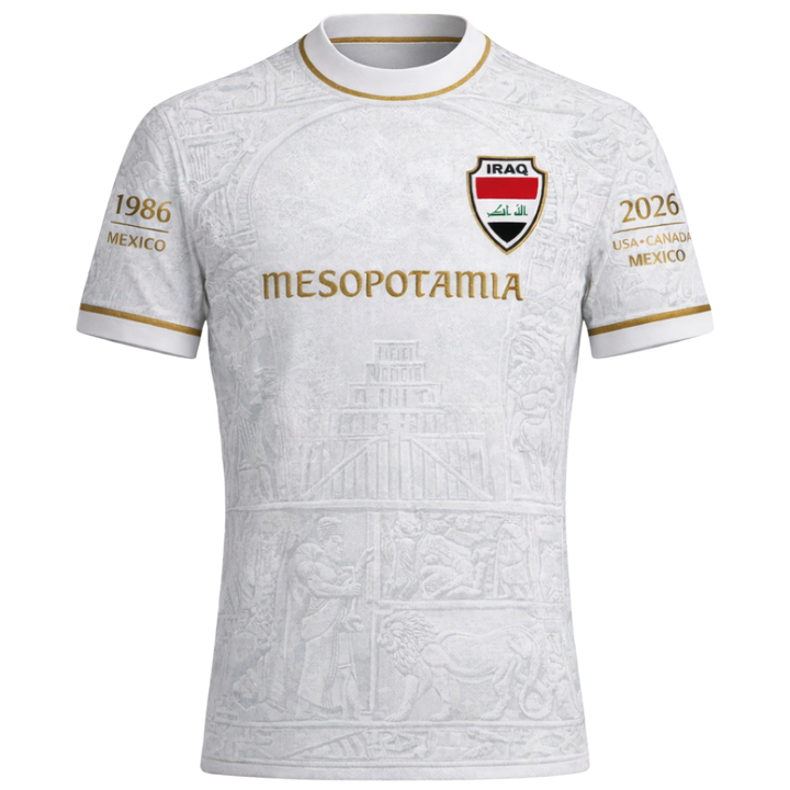 IRAQ “MESOPOTAMIA” SOCCER JERSEY — WORLD CUP EDITION
