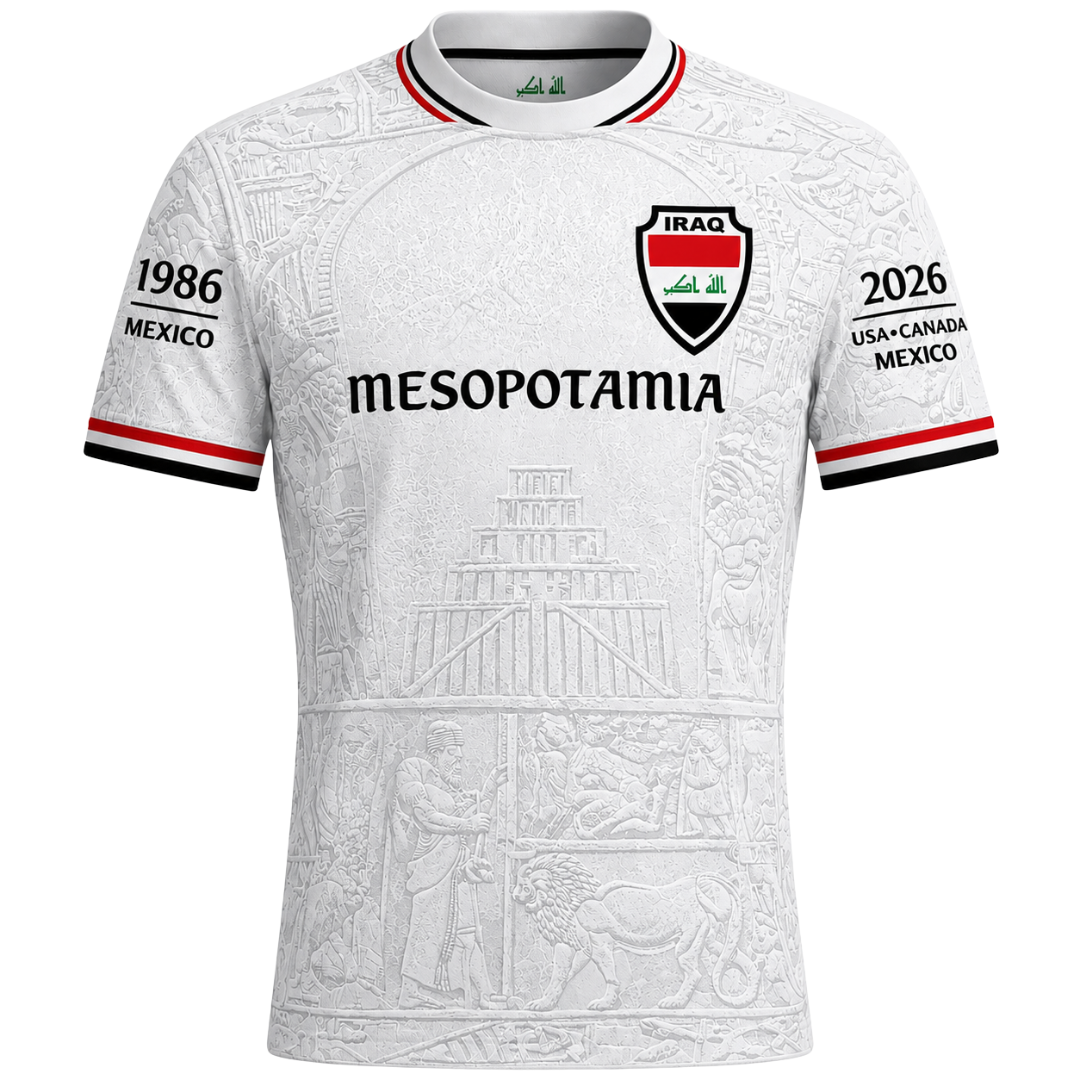 Iraq “Mesopotamia II” Soccer Jersey — World Cup Edition