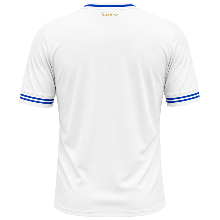 Kosova "Sharr" White Soccer Jersey