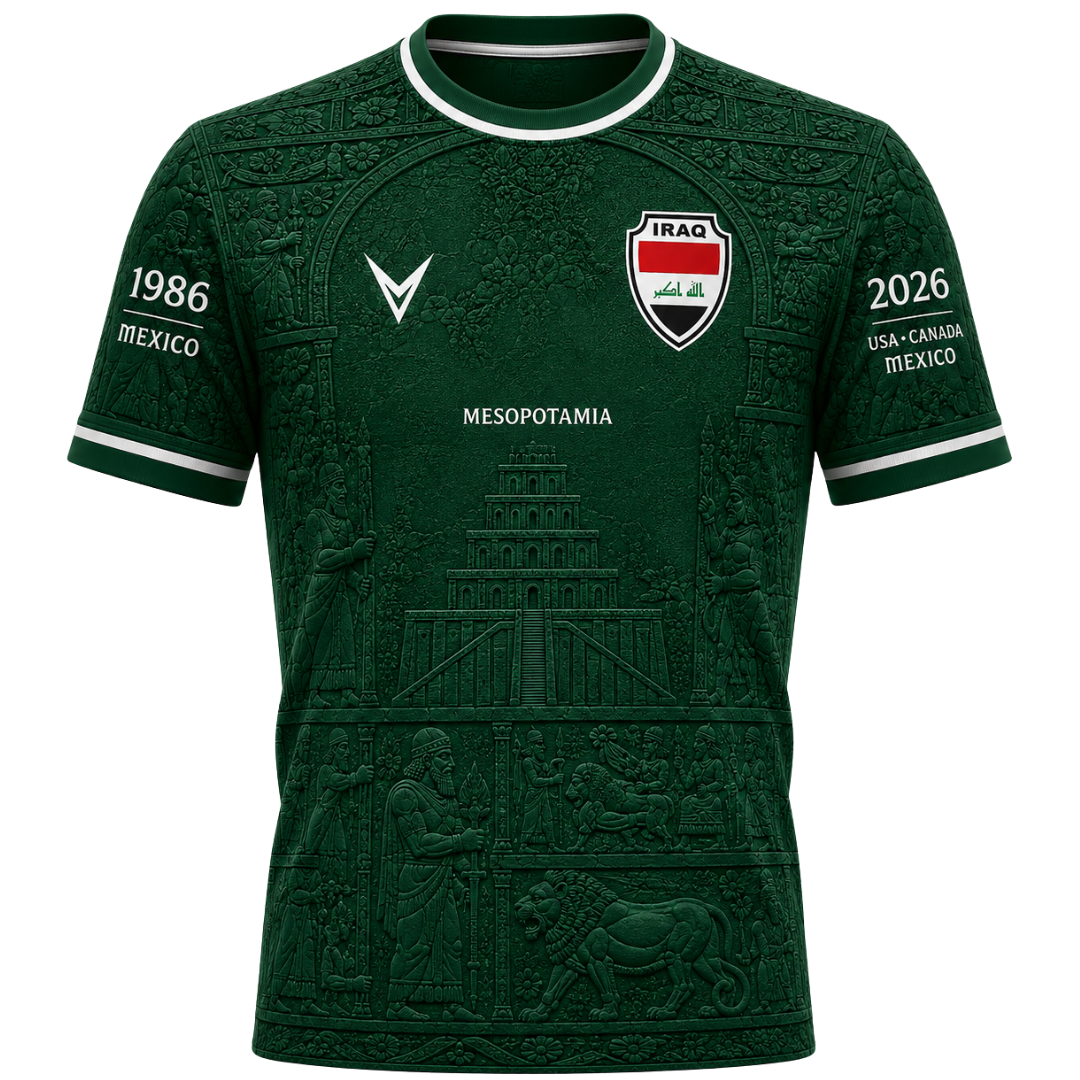 Iraq "Legacy" Soccer Jersey — World Cup Edition