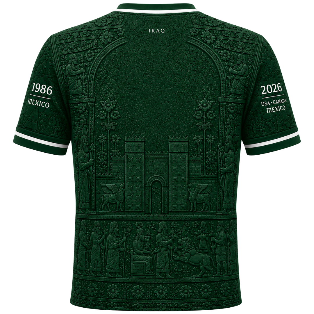 Iraq "Legacy" Soccer Jersey — World Cup Edition